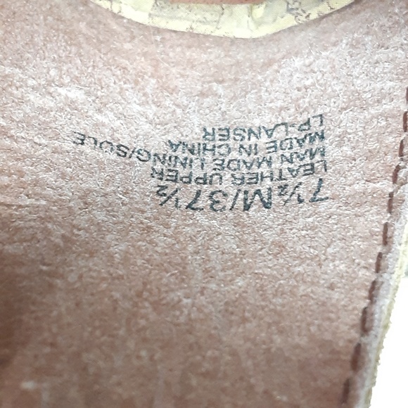 Lucky Brand Brown leather sandals size 7.5 - Picture 3 of 7